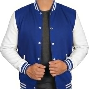 Chaqueta universitaria bordada con logotipo personalizado para hombre Chaqueta de hombre estilo bombardero de béisbol con cierre de botón de diseñador de calidad superior - Product Image 2