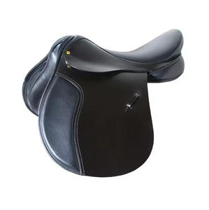 Silla de Montar Inglesa ASHMIRA EQUESTRIAN Hecha a Mano de Fibra de Vidrio Negra con Acolchado de Espuma, de Alta Calidad y Gran Venta, para Carreras de Caballos en India - Product Image 1