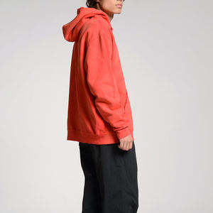 Unique Design Distressed Washed Cotton <b>Blended</b> Hoodie Heavy Weight Sun Faded Vintage Soft Fleece Garment Dyed Hooded - Product Image 3