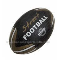 Ballon de rugby de rue professionnel entièrement personnalisé avec logo – Ultra-étanche, écologique, résistant à l'eau, en caoutchouc très durable, très populaire