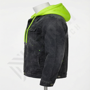 Chaqueta Vaquera Informal Unisex de Alta Calidad para Exteriores, Ligera, Estilo Urbano, Abrigo para Hombre, Prenda Exterior Moderna y Duradera - Product Image 3