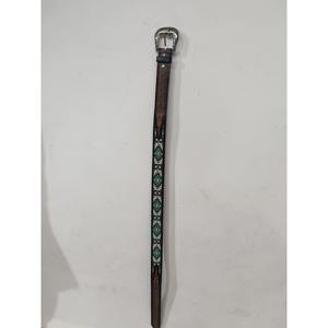 Cinturón occidental de cuero Premium para hombre, herramientas florales duraderas, diseño de cuentas con tachuelas, hebillas SS de alta calidad, caballo - Product Image 1