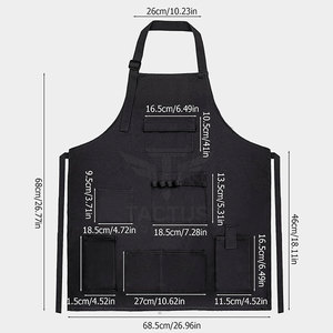 Delantales de Barbero Más Vendidos y de Alta Demanda para Unisex, Tela Suave y Cómoda, Delantales de Barbero de Primera Calidad - Product Image 3