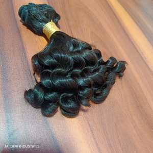 Extensions de cheveux humains vierges indiens personnalisés de qualité supérieure Double trame corps léger vague d'eau crépus lâche crépus droit - Product Image 6