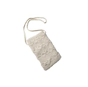 กระเป๋าถือ Macrame กระเป๋าสะพายไหล่กระเป๋าโท้ทแบบพับได้ลำลองสำหรับผู้หญิงใช้ทุกวัน - Product Image 3