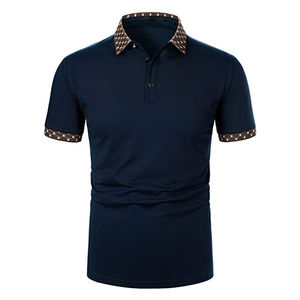 Polo pour homme à manches courtes, polo de golf pour homme à séchage rapide, style décontracté, prix de gros avec personnalisation - Product Image 1