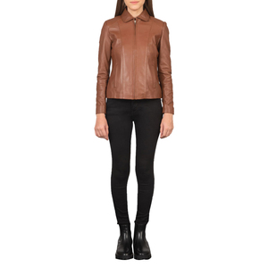 Chaquetas de Cuero para Mujer, Suministro Directo de Fábrica 2025, Producto Más Vendido, Chaquetas de Cuero Transpirables para Adultos, OEM - Product Image 6