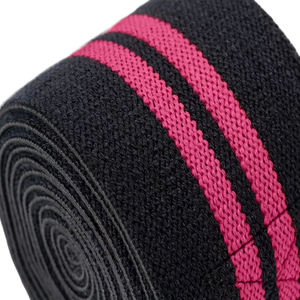 Good Quality Custom Design Weightlifting Heavy Duty Knee <b>Wraps</b> Wholesale Heavy Duty Fitness Weightlifting Knee <b>Wraps</b> - Product Image 2