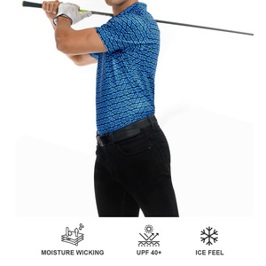 Polo de sublimation 100% polyester chemises à séchage rapide polo haute performance course vêtements de sport logo personnalisé polyester golf - Product Image 6