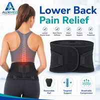 Ceinture de soutien lombaire unisexe Auxmed LB-06 en néoprène réglable, pour la combustion des graisses et l'entraînement de la taille, personnalisable OEM