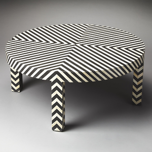 Table basse design Targua en incrustation d'os de style moderne pour meubles de salon à usage domestique - Product Image 5