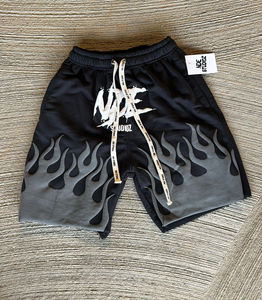 Servicio OEM de Fábrica, Estampado 3D con Efecto Puff, Antiarrugas, 100% Algodón Transpirable, Llamas Personalizadas, Dobladillo sin Rematar, Cordones, Servicio OEM, Patrón de Verano - Product Image 3