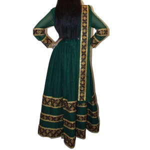 ชุดเดรสยาวคลุมข้อเท้า แขนยาว สไตล์ชนเผ่าอัฟกานิคูชี บันจารา คุณภาพเยี่ยม ลำลอง ทันสมัย ขายดี เหมาะสำหรับงานแต่งงาน - Product Image 2