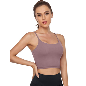 Wholesale Women's Short Knitted Tank <b>Tops</b> Customizable OEM Service Available New Design Sports Shirts - Product Image 2