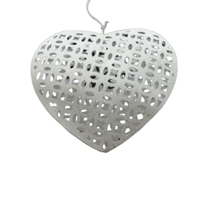 Classy Design Decorative metal Hanging Heart Silver W/Gliter Color For <b>Wall</b> Decoration Customized Handmade in Bulk - Product Image 4