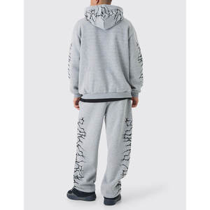 Ensemble de survêtement pour homme personnalisé 2026, jogging, vente en gros, vêtements de sport, vêtements d'entraînement, polyester, coton, survêtement de sport pour homme - Product Image 5