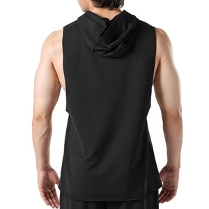 Chaleco Deportivo de Diseño Urbano 100% Algodón, Top de Verano para Entrenamiento, Culturismo, Ropa Deportiva, Chaleco con Capucha - Product Image 5