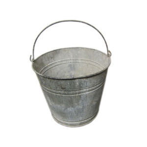 Pot de vase à fleurs en métal utilisé pour la décoration de café de jardinière galvanisée décorative de restaurant à prix abordable - Product Image 5