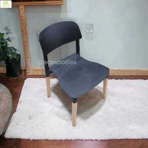 โรงงานขายเก้าอี้รับประทานอาหารไม้เฟอร์นิเจอร์บ้านกลางแจ้งปรับไม้ที่ทันสมัยร้านอาหารกลางแจ้งเก้าอี้สวน - Product Image 1