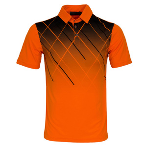Polos de hombre lisos de golf en blanco de secado rápido de punto de algodón y poliéster de alta calidad con logotipo personalizado de 220 gramos - Product Image 3