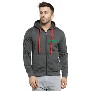 Prix plus bas – Sweat-shirts à capuche unisexes personnalisés de haute qualité 100 % coton molletonné/éponge française, à manches longues et fermeture éclair, respirants et à séchage rapide - Product Image 1