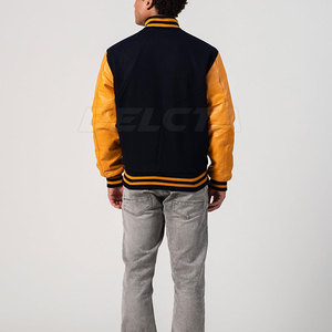 Wholesale Plus Size Men <b>Letterman</b> <b>Jacket</b> For Sale Outdoor Use Stand Collar Men <b>Letterman</b> <b>Jacket</b> - Product Image 4