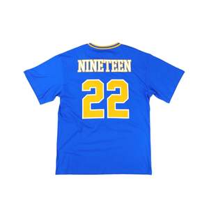 Sigma Gamma Rho SGRho Greek Sorority Camiseta de fútbol azul real de gran tamaño 100% poliéster con logotipos de equipo bordados - Product Image 3