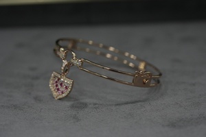 Chic Lab Grown diamant moissanite bracelet léger rond personnalisable carat vs1 or rose or argent oem odm b2b - Product Image 3