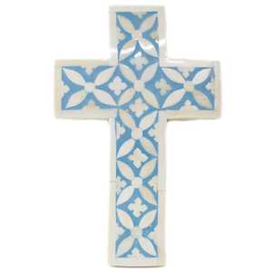 Cruz de nácar hecha a mano para colgar en la pared, regalo religioso Premium para la decoración del altar de la iglesia de inauguración de la casa - Product Image 2