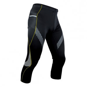 Pantalon de jogging avec logo personnalisé pour hommes, leggings de compression respirants avec taille personnalisée, vêtements de sport avec logo à la taille - Product Image 2