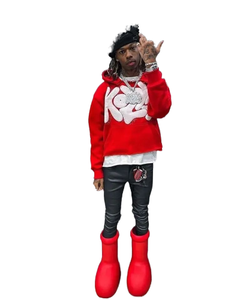 Customized Unisex <b>Sleeveless</b> <b>Pullover</b> Hoodies Acid Wash Sun Faded Distressed Embroidery Logo Winter Vintage 100% Cotton - Product Image 5