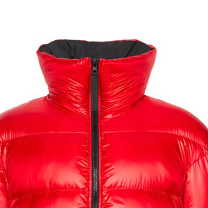 แจ็กเก็ตปลาปักเป้ามันวาวสไตล์ไฮสตรีทพร้อมคอตั้งสำหรับผู้ชายและผู้หญิงฤดูหนาวเสื้อผ้าใส่กลางแจ้งผ้าสภาพใหม่ - Product Image 2