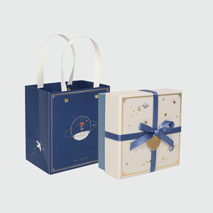 กล่องของขวัญแต่งงานแม่เหล็กกระดาษแข็งแข็งแบบกำหนดเองดีไซน์ประตูคู่เหมาะสำหรับบรรจุภัณฑ์หวานเพื่อนเจ้าสาว - Product Image 2