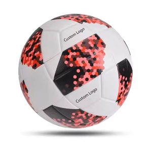 Ballon de football en PU de taille personnalisée OEM professionnel Vente en gros Impression à rayures colorées personnalisée en hauteur pour match d'entraînement sportif d'équipe - Product Image 5