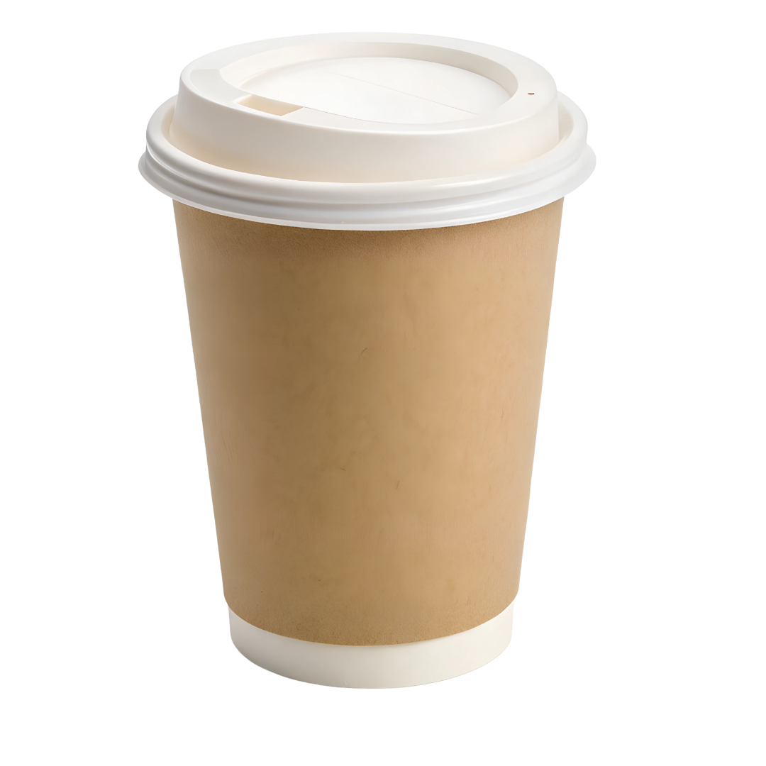 Sturdy Double Wall Paper Cups for Office Pantry Cafe and Travel Use Eco Packaging Solution