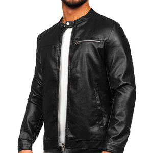2025 Design à la mode hommes veste en cuir pas cher prix sur mesure hommes mode veste en cuir - Product Image 4