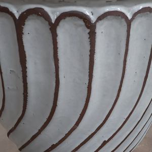 Pots d'intérieur d'extérieur en glaçure blanche 100% faits à la main Style vintage et rétro unique Vente directe de l'usine du Vietnam Matériau céramique - Product Image 4