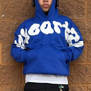 เสื้อฮู้ด Boxy สำหรับผู้ชายเสื้อฮู้ดดี้แบบสั้นสำหรับฤดูใบไม้ร่วง - Product Image 6