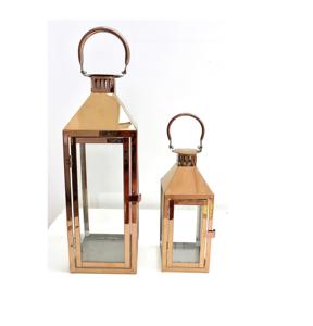 Nuevo Farol Metálico con Vidrio para Decoración del Hogar y Jardín, Portavelas Navideño Hecho a Mano, Precio al por Mayor - Product Image 2