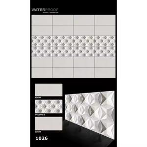 300x600mm 7,5mm de espesor brillante azulejos de pared de cerámica esmaltada 12x24 diseño de piedra porcelana pulida para decoración Interior de baño al aire libre - Product Image 4