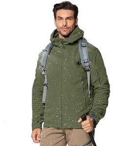 Men's Hunting Tactical Sport <b>Warm</b> <b>Fleece</b> Hooded Outdoor Jacket - Product Image 1