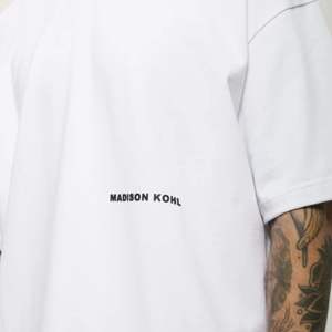 Core T-shirt surdimensionné blanc 300 GSM coton Jersey mi-poids coupe décontractée Boxy épaule tombante col côtelé luxe Streetwear - Product Image 3