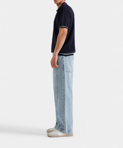 Nuevos Pantalones Vaqueros de Moda para Hombre, Jeans Delgados de Mezclilla Azul Claro, Estilo Urbano Deportivo, Suministro Directo de Fábrica - Product Image 6