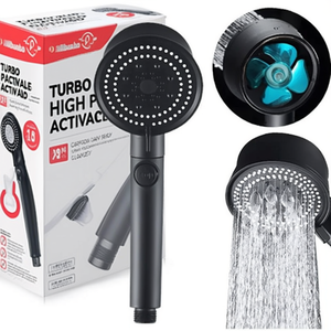 Pommeau de douche à main haute pression à hélice turbo, pulvérisateur économiseur d'eau - Product Image 2
