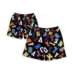 Pantalones cortos de entrenamiento de gimnasio de malla de poliéster de secado rápido con logotipo personalizado, pantalones cortos de malla de sublimación para hombres a precio razonable - Product Image 6
