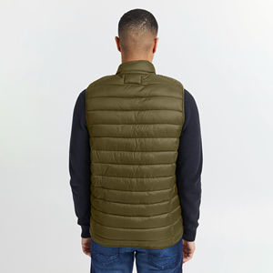 Qualité hommes sans manches hiver gilet respirant bouffant capuche coupe-vent à la mode haute rue Style séchage rapide vêtements d'extérieur OEM - Product Image 2