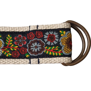 เข็มขัดผ้าไนลอนถักแจ็คการ์ดแข็งปรับได้สำหรับทุกเพศ - Product Image 3