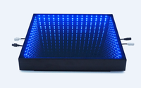 Couverture de piscine en plexiglas 3d Led Infinity, miroir magnétique de mariage, plancher de danse en verre élégant