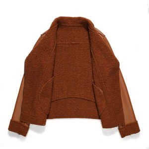 Chaqueta de Motociclista de Piel de Oveja para Mujer, Diseño de Moda, Nueva Llegada, Calidad Premium, Venta al por Mayor, Personalizable, Transpirable, Talla Grande - Product Image 4