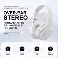 I62 Havit Écouteurs Sans Fil Bluetooth Supra-Auriculaires avec Micro Casque Audio Bandeau pour Mobile